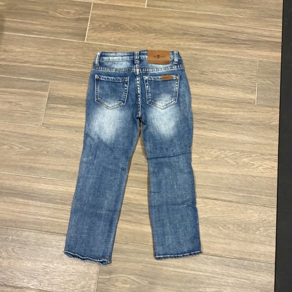 7 For All Man Kind Kids Boys Medium Wash Denim Skinny Jeans Size 5 - Picture 9 of 9